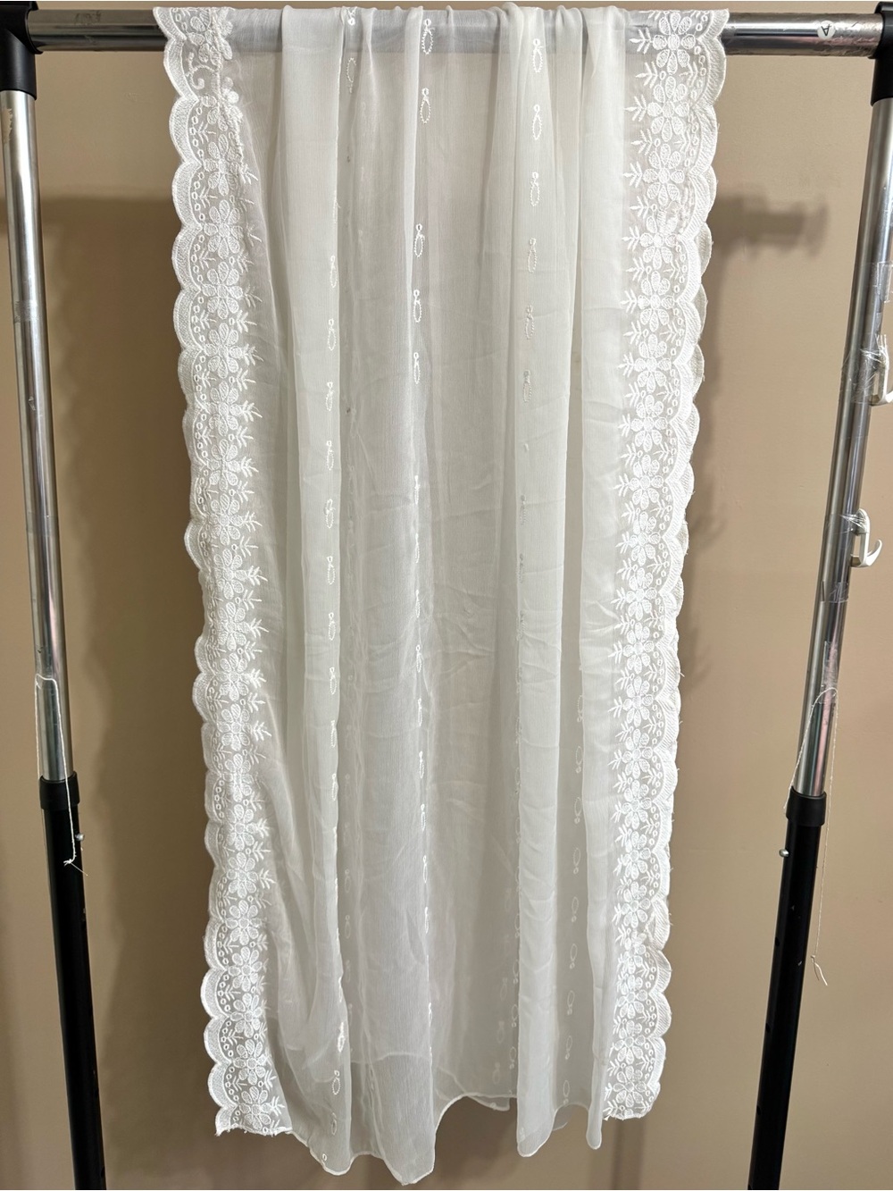 Pakistani chiffon embroidered duppata/scarf/shawl